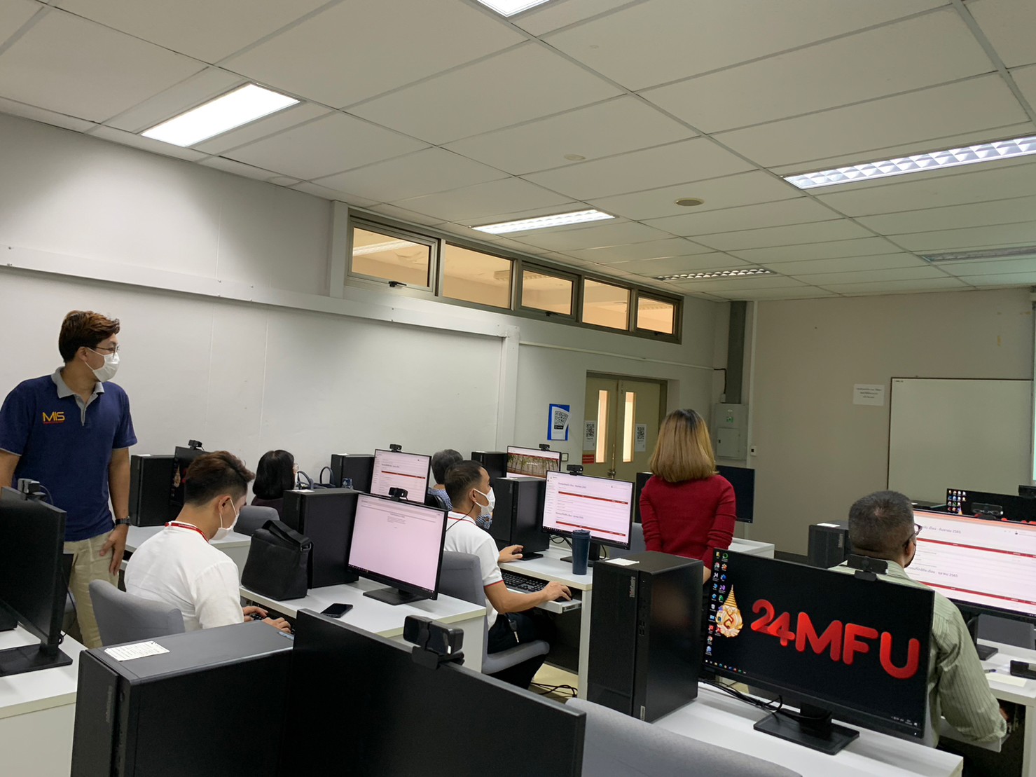 ส่วนทะเบียนและประมวลผลร่วมกับศูนย์บริการเทคโนโลยีสารสนเทศจัดอบรม การใช้ระบบบันทึกผลการศึกษา ในระบบบริการการศึกษา (reg.mfu.ac.th)